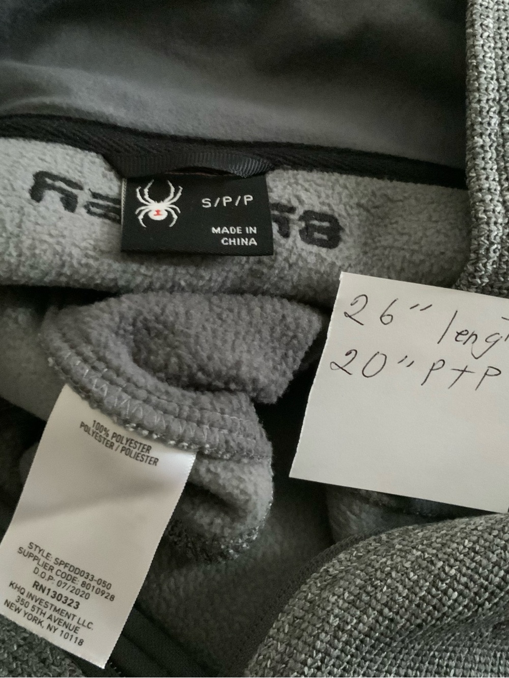 Spyder Women's Gray & Black Half-Zip Performance Pullover - Picture 3 of 8